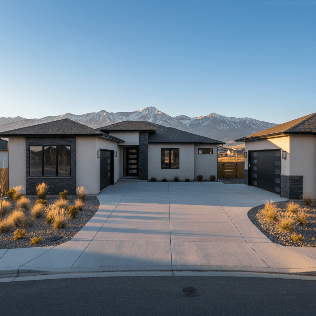 concrete driveway shouth jordan