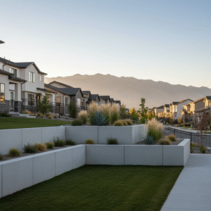 concrete retaining wall south jordan