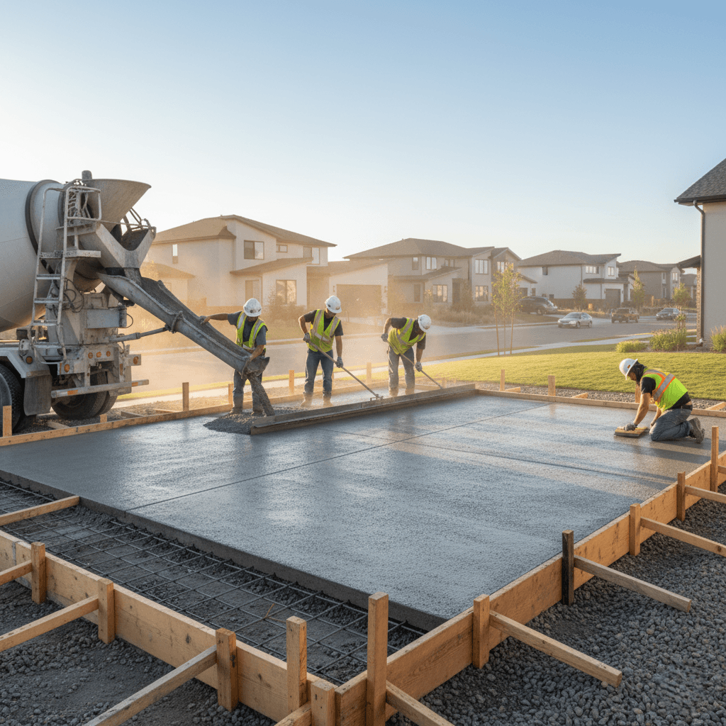 pouring concrete south jordan